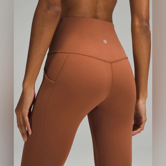 Lululemon Align High-rise with Pockets 23” Sable Copper size 6 - Picture 5 of 17